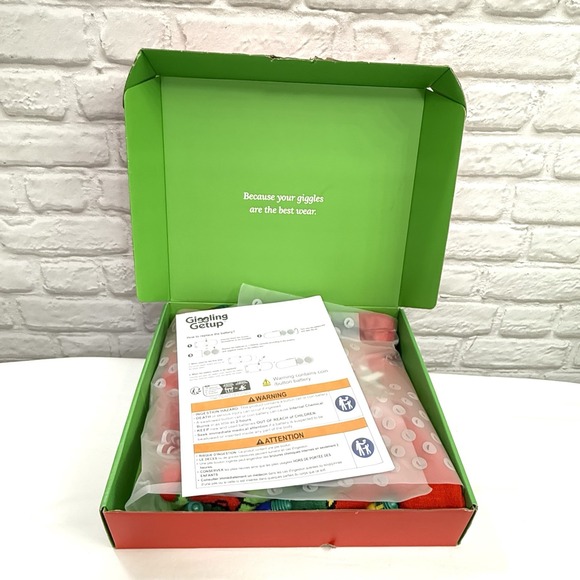 Giggling Getup L Ugly Christmas Sweater LED Light Up Christmas Dinosaur Tree Rex - Picture 5 of 13